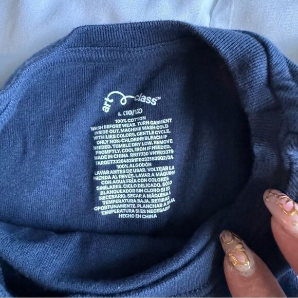 art class Navy Blue 'New York' Kids Tee - Picture 4 of 5